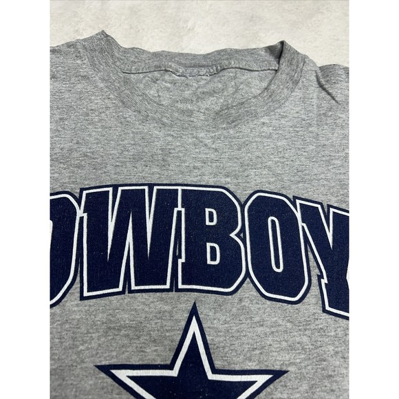 Vintage 1999 CSA Dallas Cowboys NFL Heather Gray Graphic T-Shirt Size Medium - Picture 6 of 9